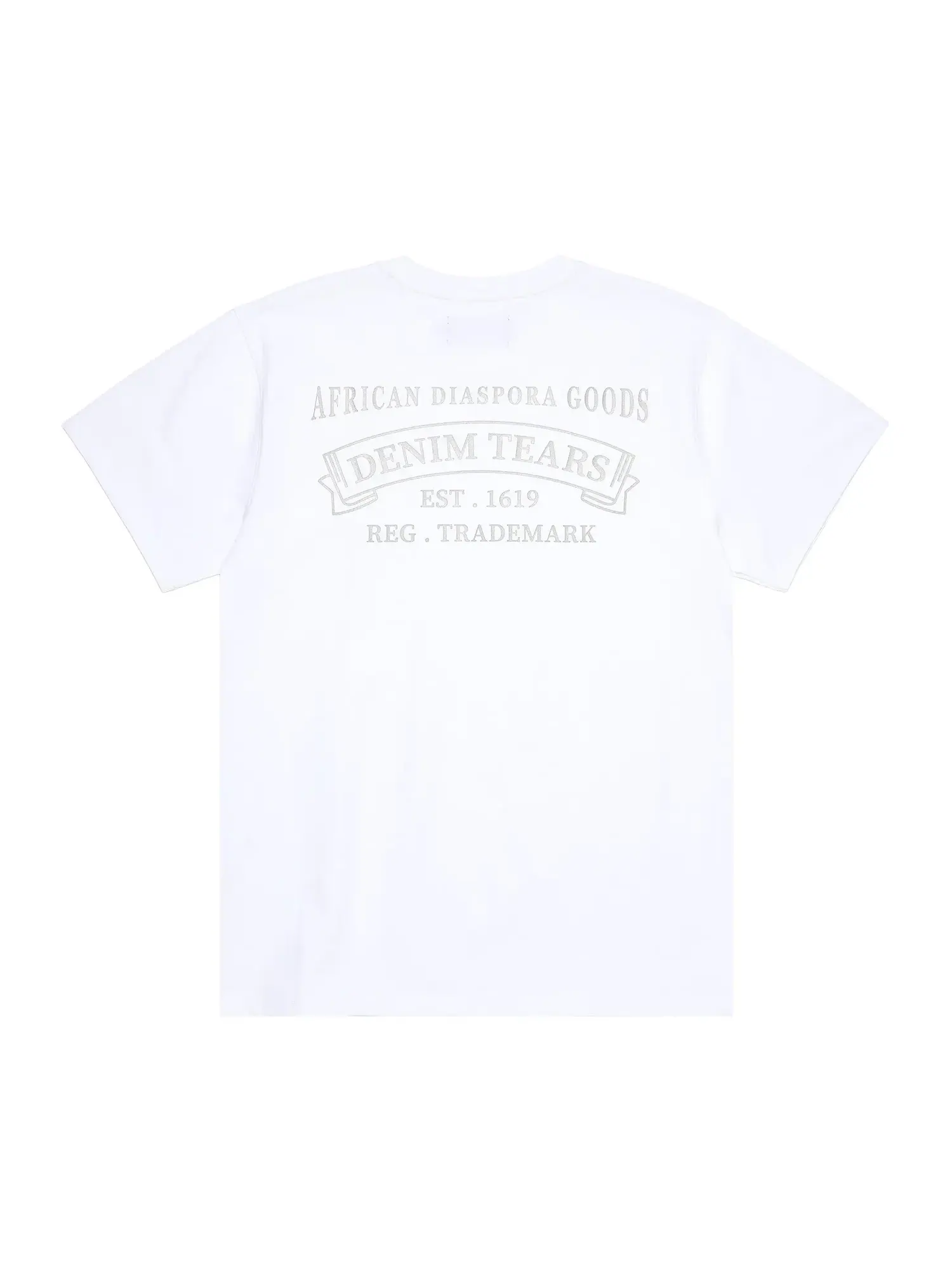 Футболка Denim Tears Adg Banner Tee — изображение 2 из 2, белый