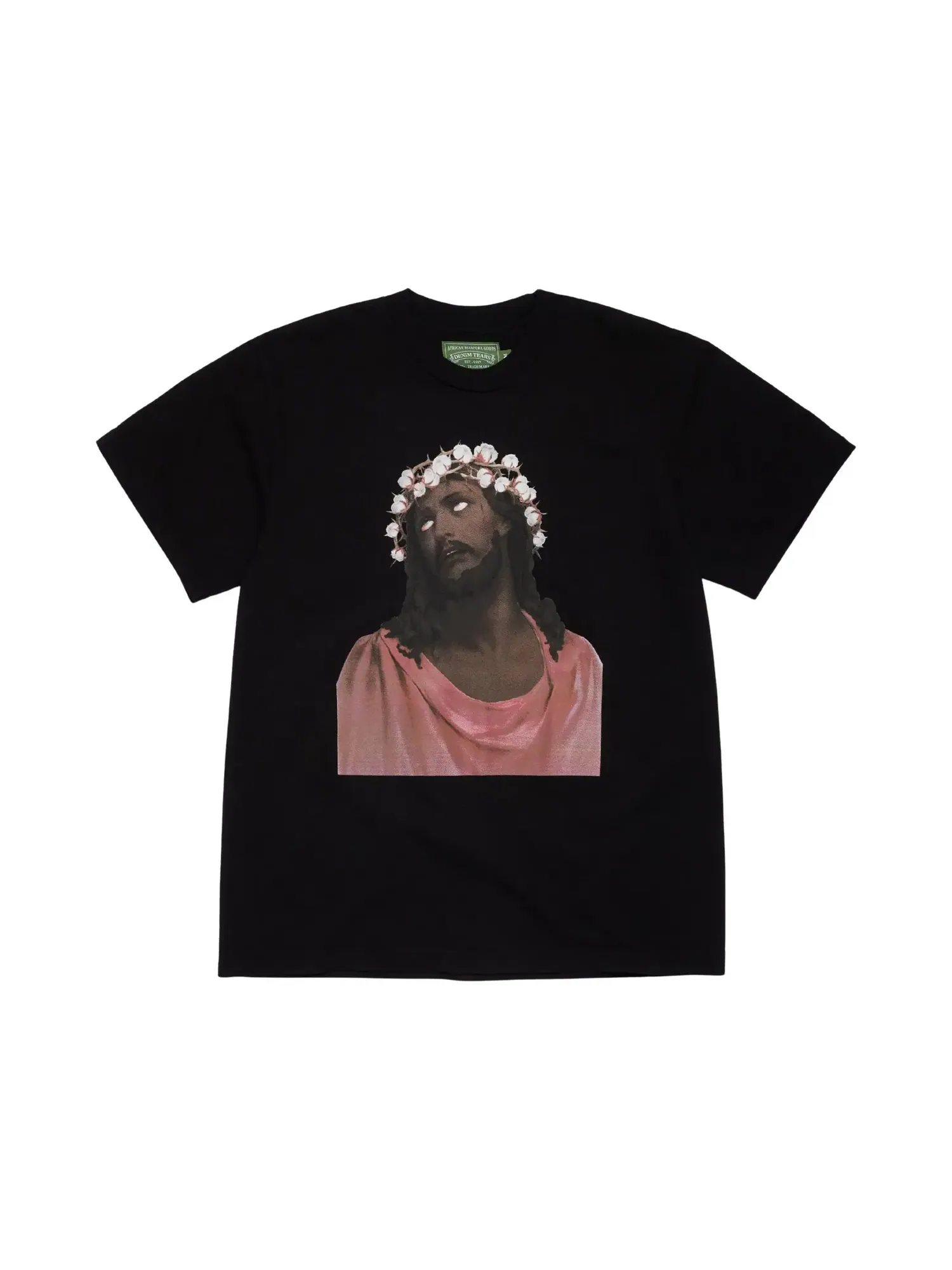 Футболка Denim Tears Jesus Tee — изображение 1 из 2, черный