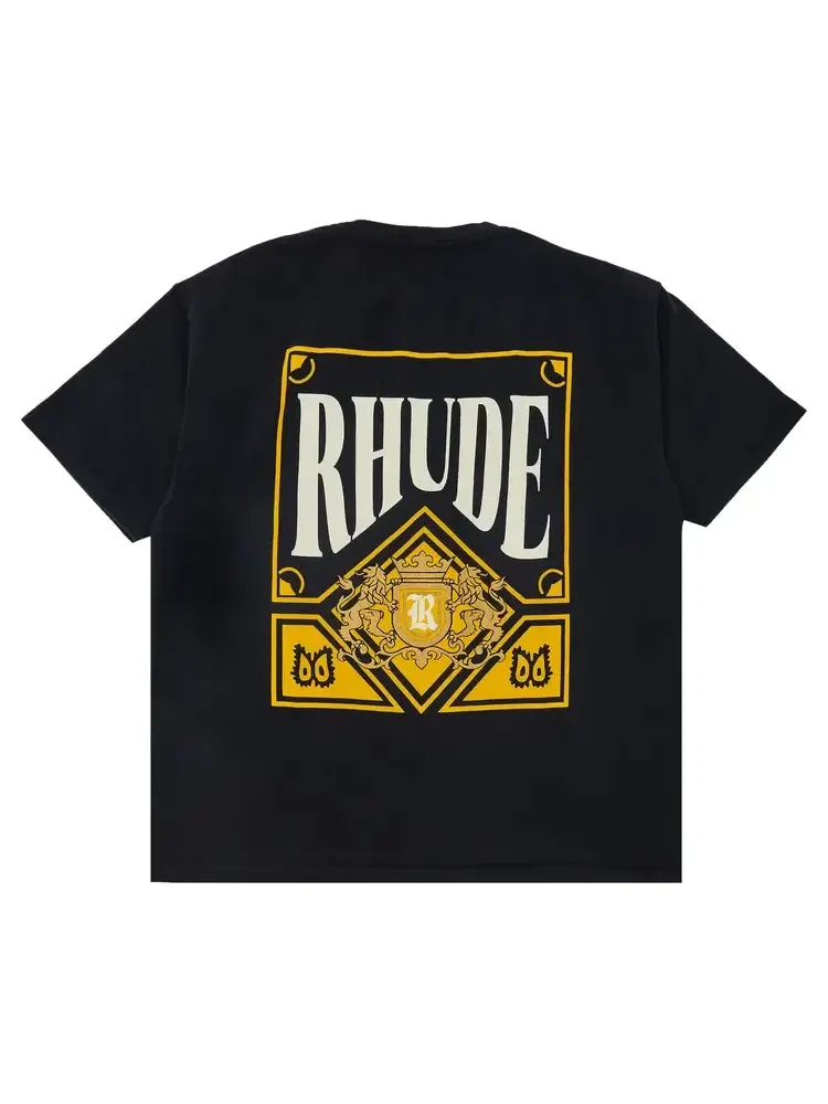 Футболка Rhude Playing Card Tee — изображение 2 из 3, черный