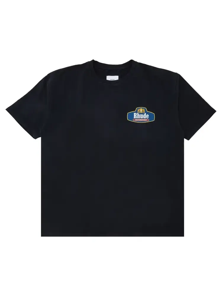 Футболка Rhude Racing Crest Tee — изображение 1 из 3, черный