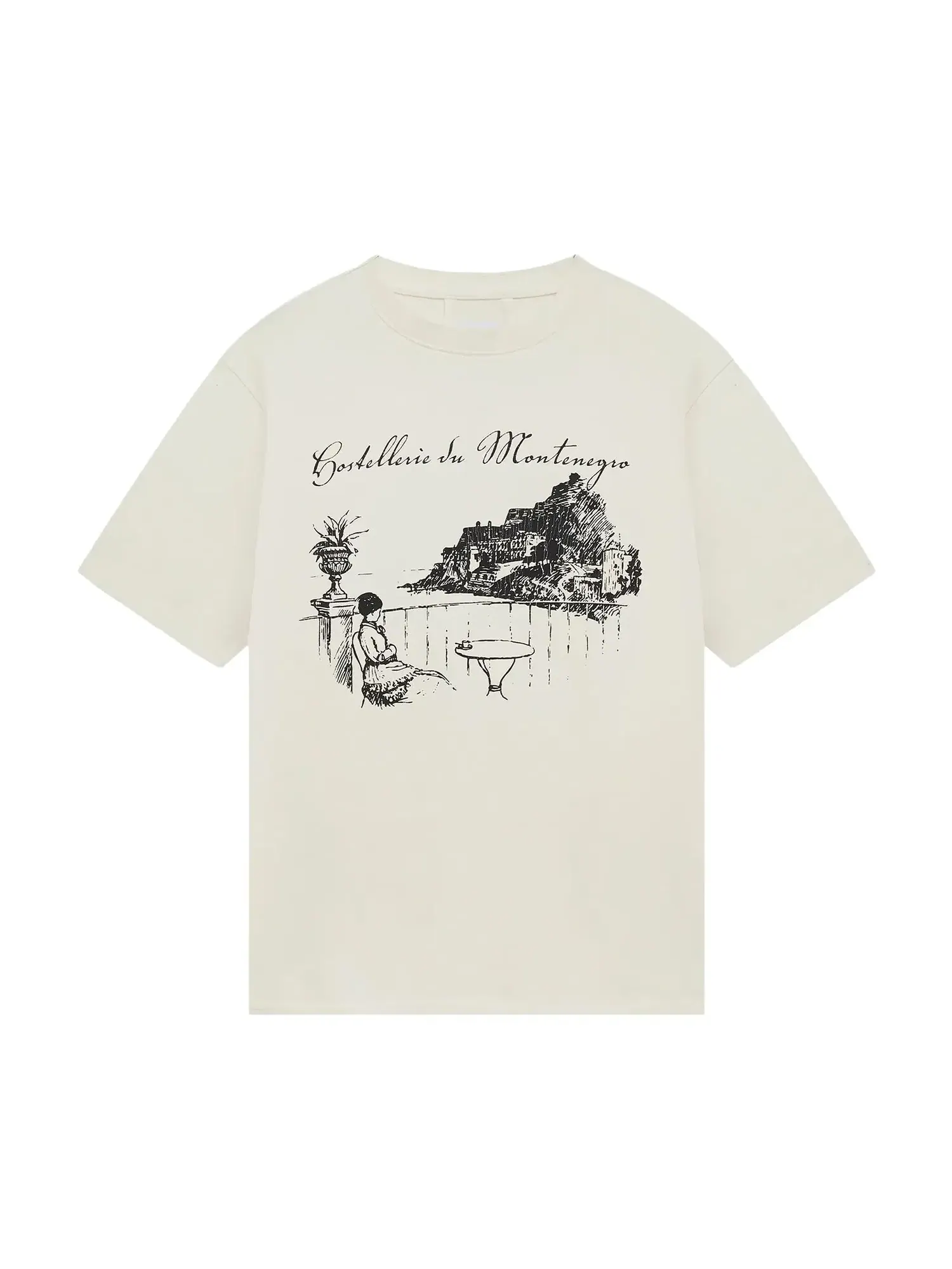 Футболка Rhude Montenegro Morada Tee — изображение 1 из 1, винтажный белый