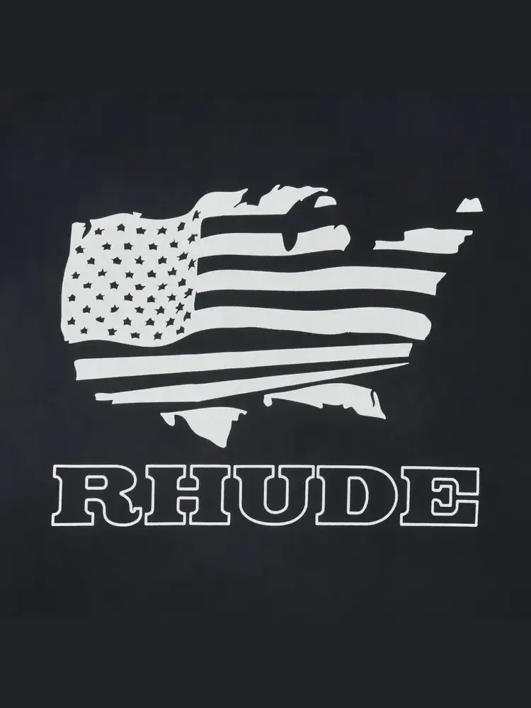 Футболка Rhude Banner — изображение 3 из 3, черный