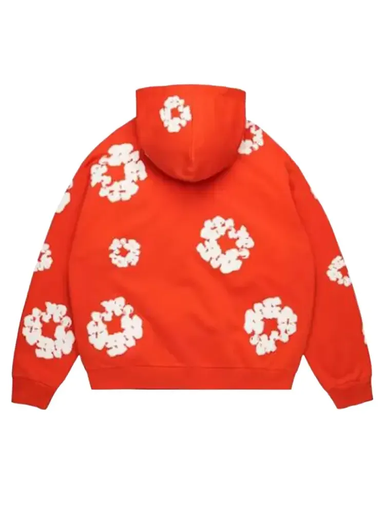 Худи на молнии Denim Tears Cotton Wreath — изображение 2 из 2, оранжевый