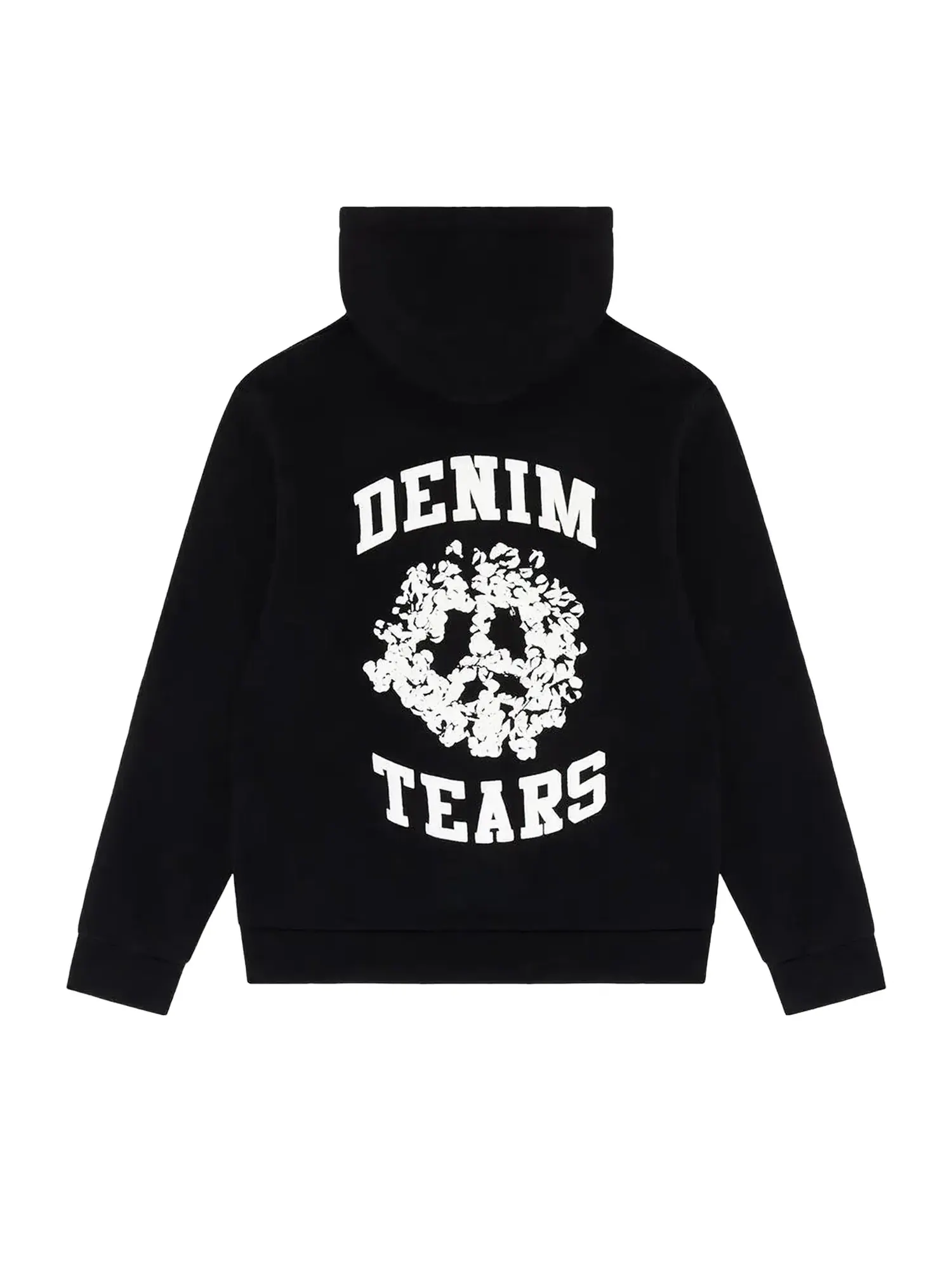 Худи Denim Tears University на молнии — изображение 2 из 2, черный/белый