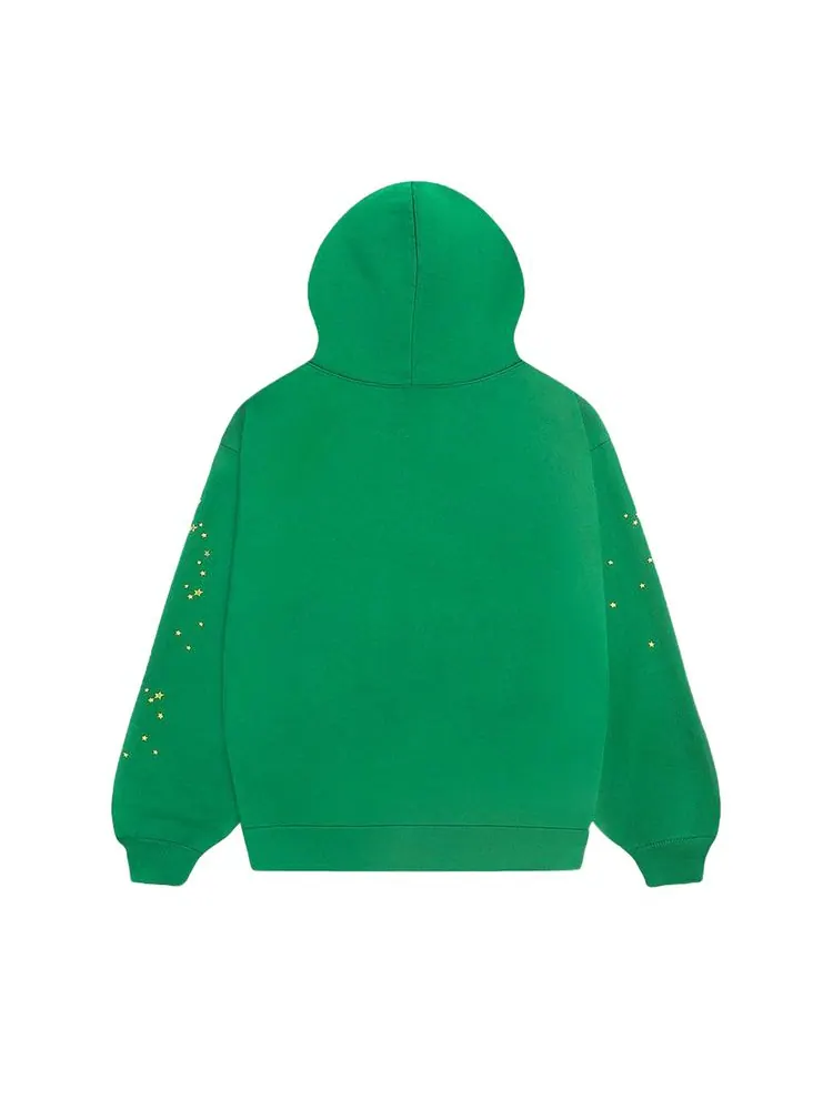 Худи Sp5der Star OG Web V2 Hoodie Slime Green — изображение 2 из 2, зеленый