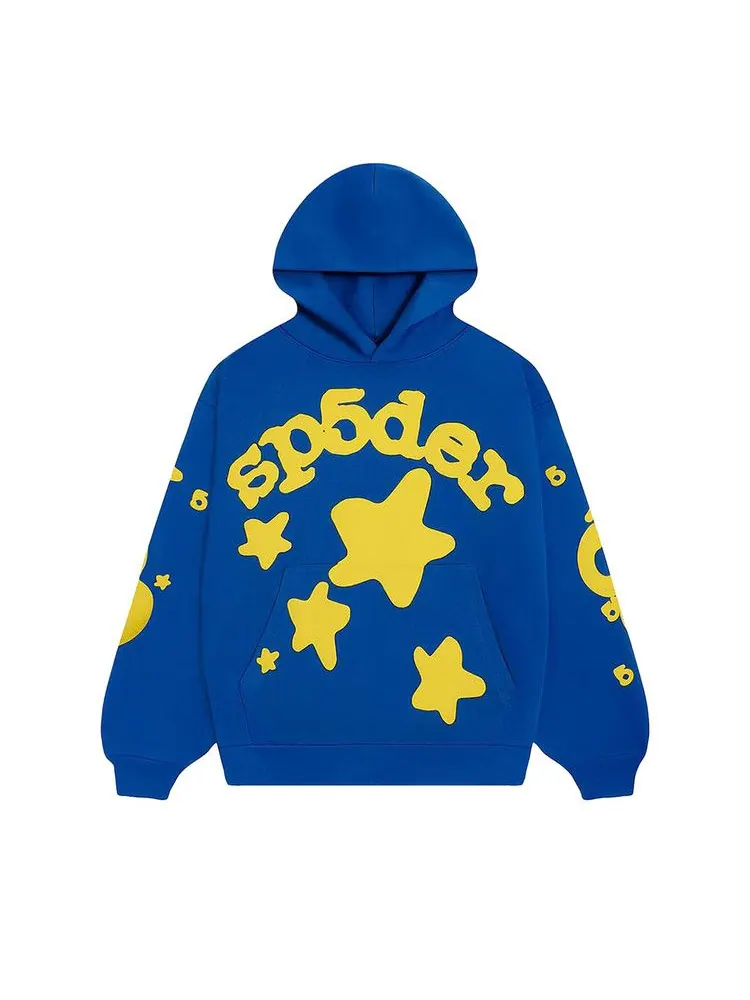 Худи Sp5der Beluga Hoodie — изображение 1 из 2, синий