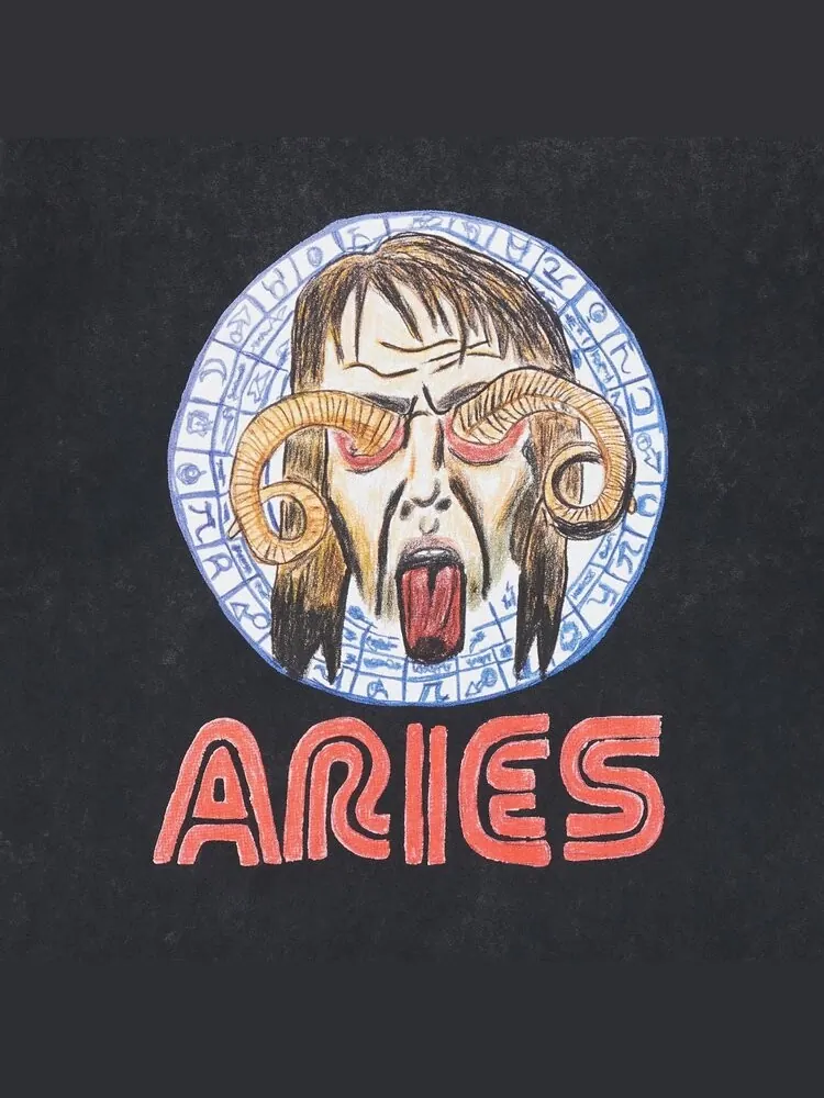 Футболка Aries Astrology For Aliens Short-Sleeve Tee 'Acid Wash' — изображение 3 из 3, синий