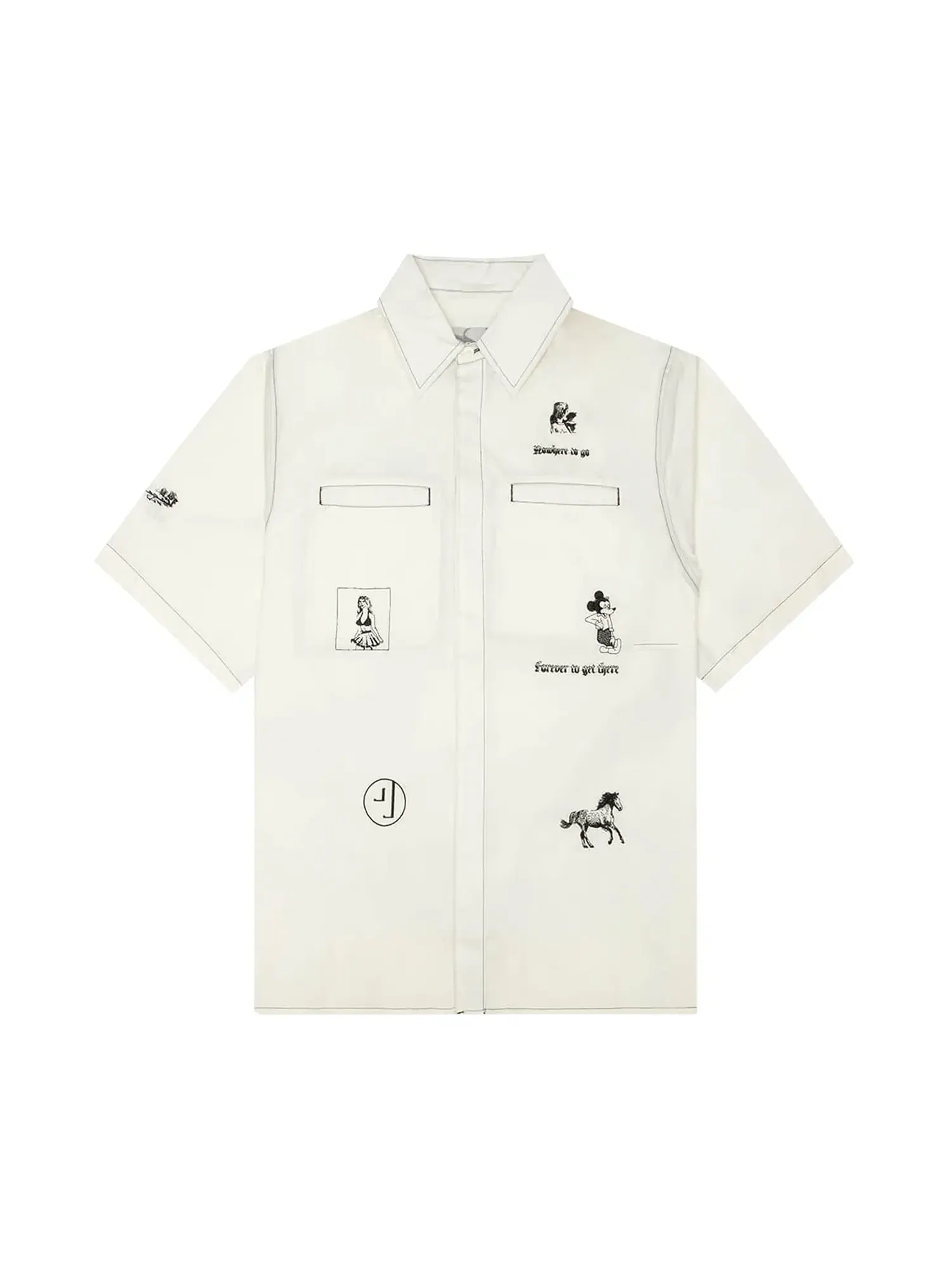 Футболка Jungles No Where Button Up