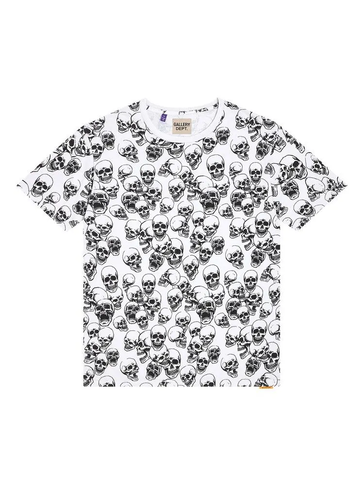 Футболка Gallery Dept. Skull Tee — изображение 1 из 2, белый