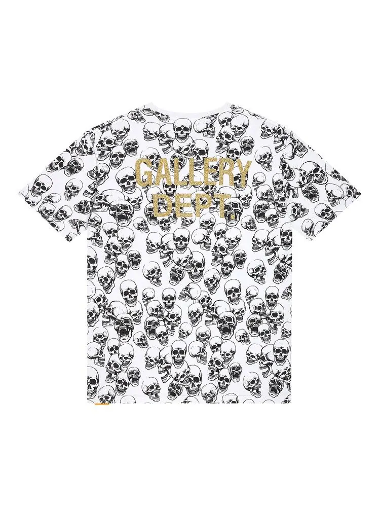 Футболка Gallery Dept. Skull Tee — изображение 2 из 2, белый