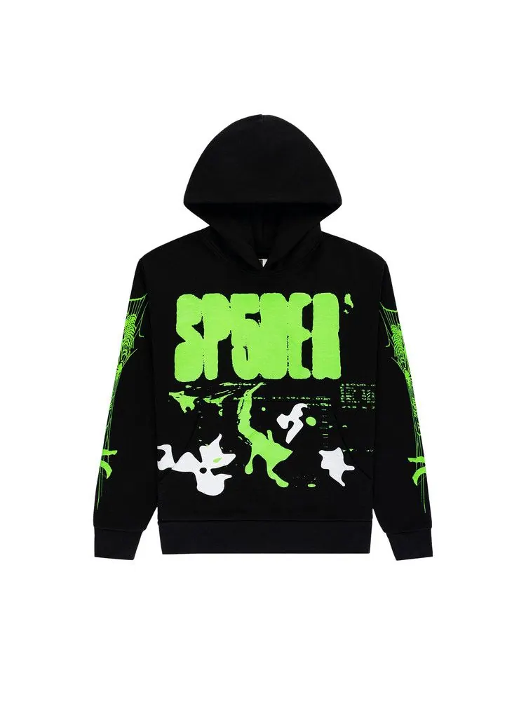 Худи Sp5der X-Ray Hoodie — изображение 1 из 3, черный