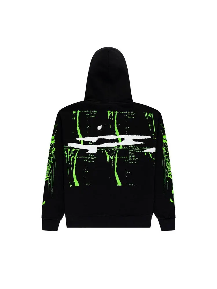 Худи Sp5der X-Ray Hoodie — изображение 2 из 3, черный