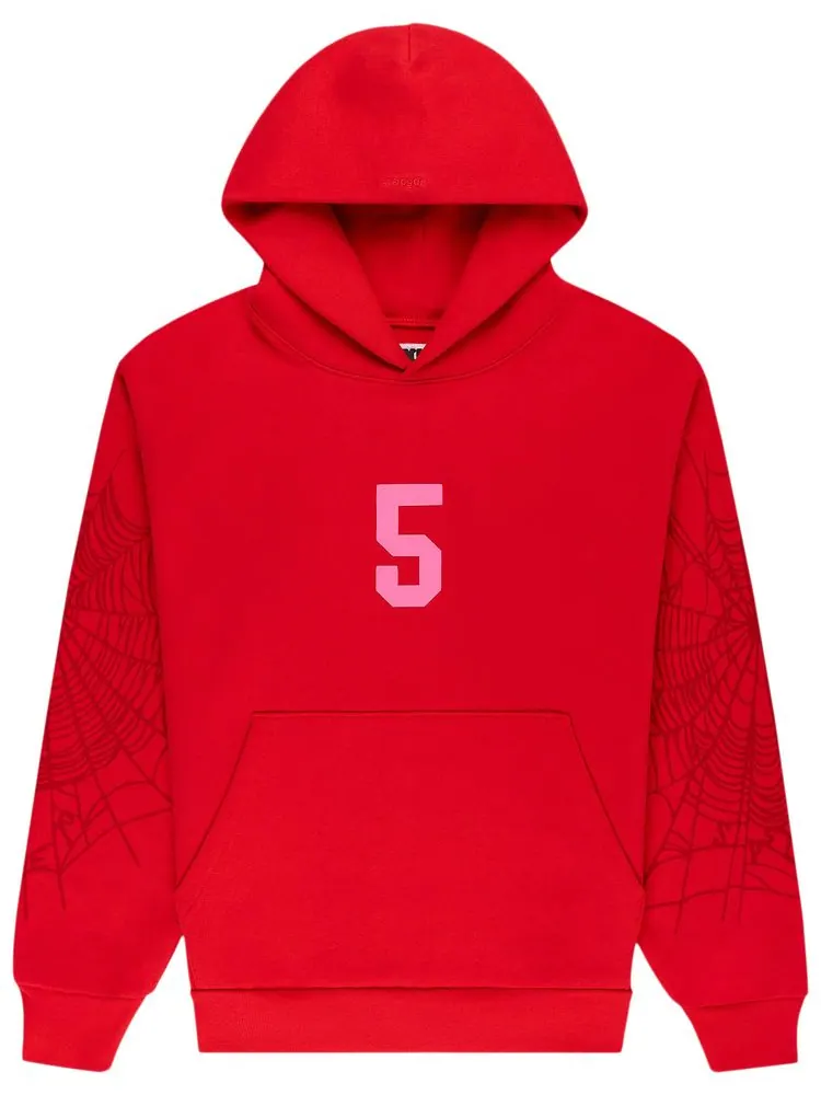 Худи Sp5der Stadium Hoodie 'Red' — изображение 1 из 2, красный