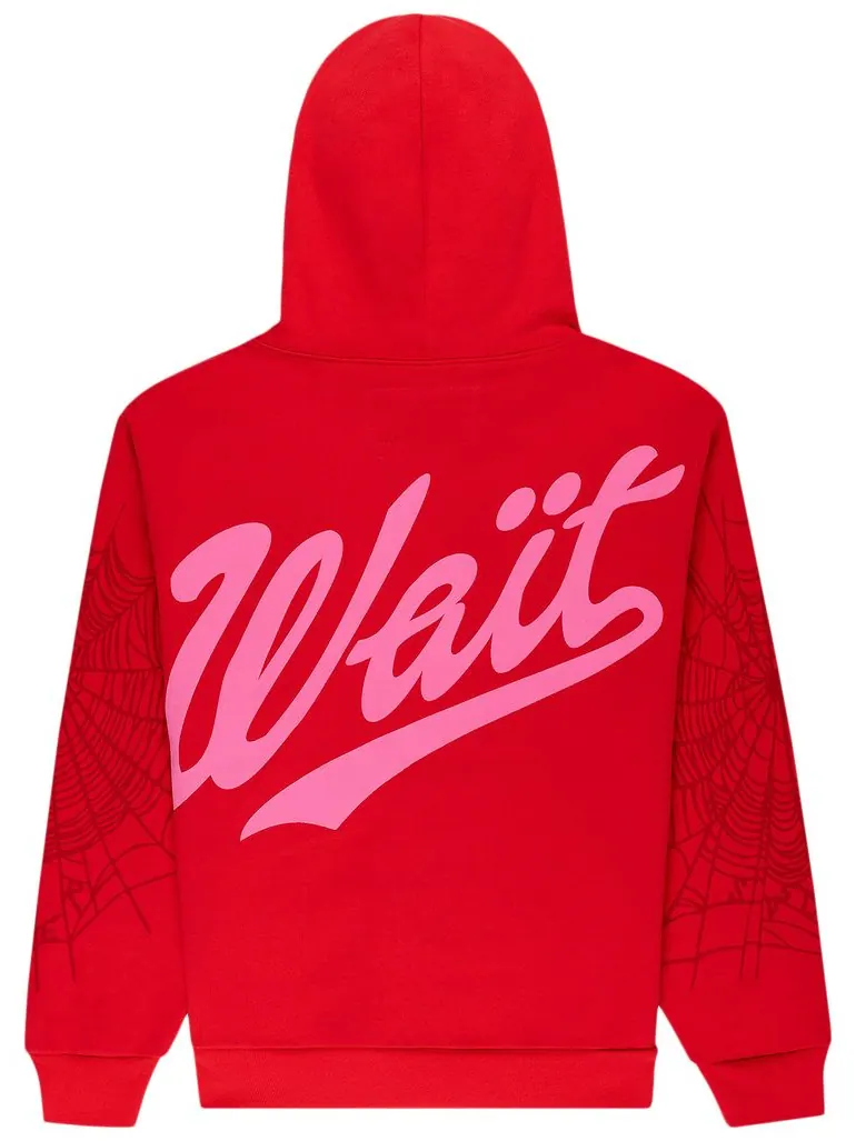 Худи Sp5der Stadium Hoodie 'Red' — изображение 2 из 2, красный