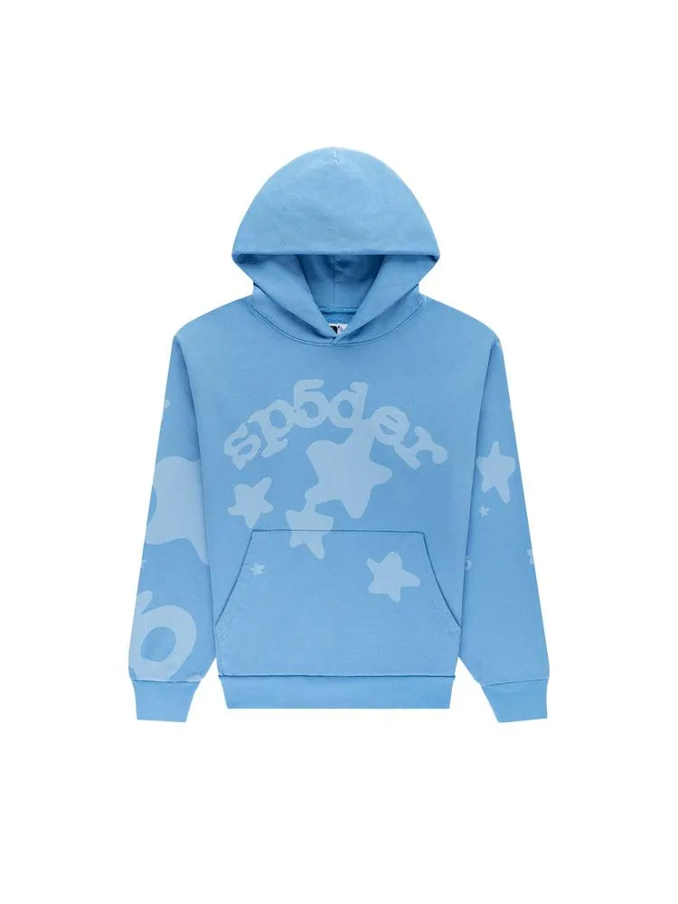 Худи Sp5der Beluga V2 Hoodie — изображение 1 из 3, синий