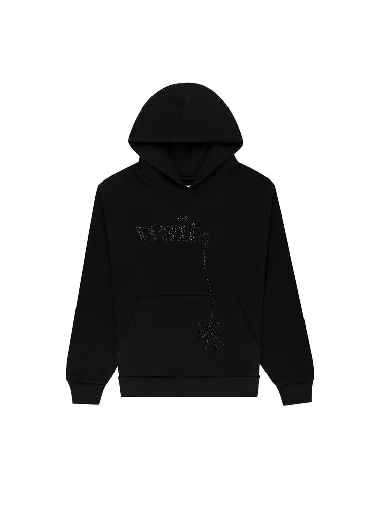 Худи Sp5der Wait Stone Hoodie — изображение 1 из 2, черный