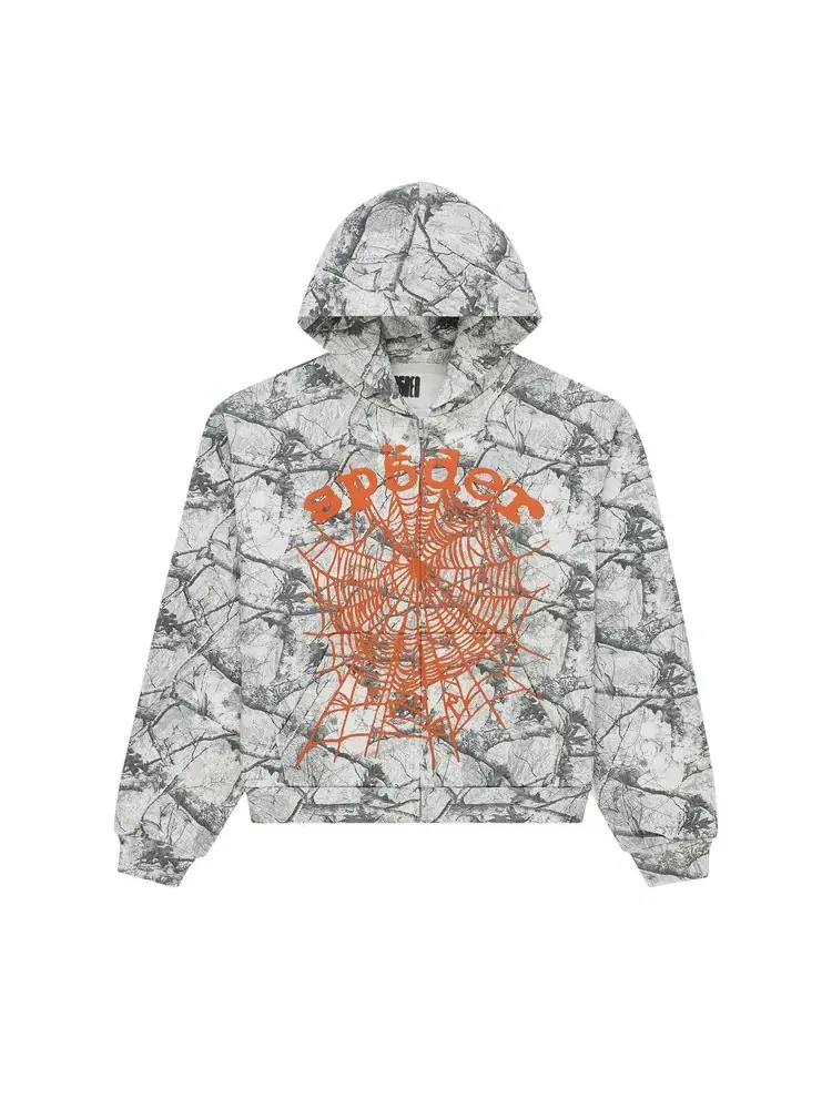 Худи на молнии Sp5der Realtree OG Web V2 — изображение 1 из 2, белый