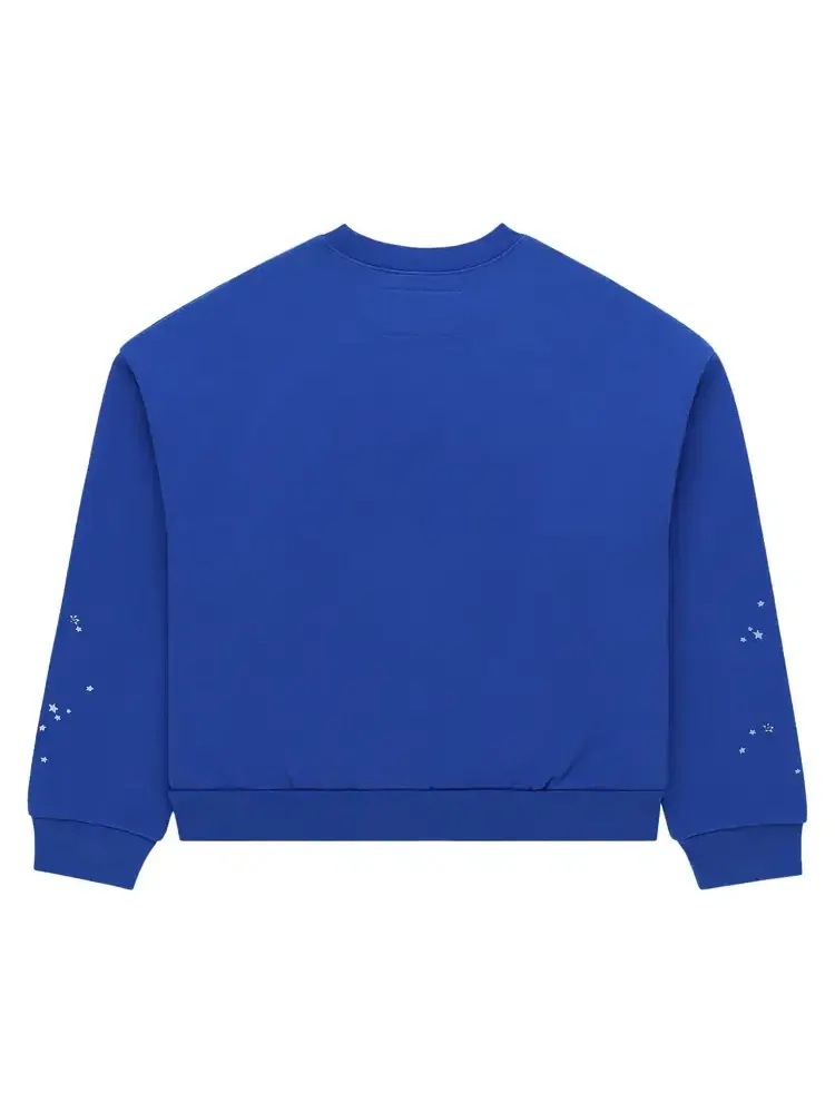 Свитшот Sp5der Varsity Web Crewneck — изображение 2 из 2, синий