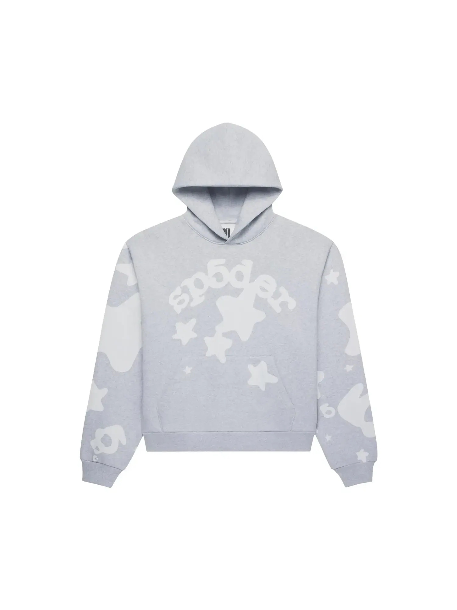 Толстовка Sp5der Aop Beluga Pullover Hoodie — изображение 1 из 2, серый