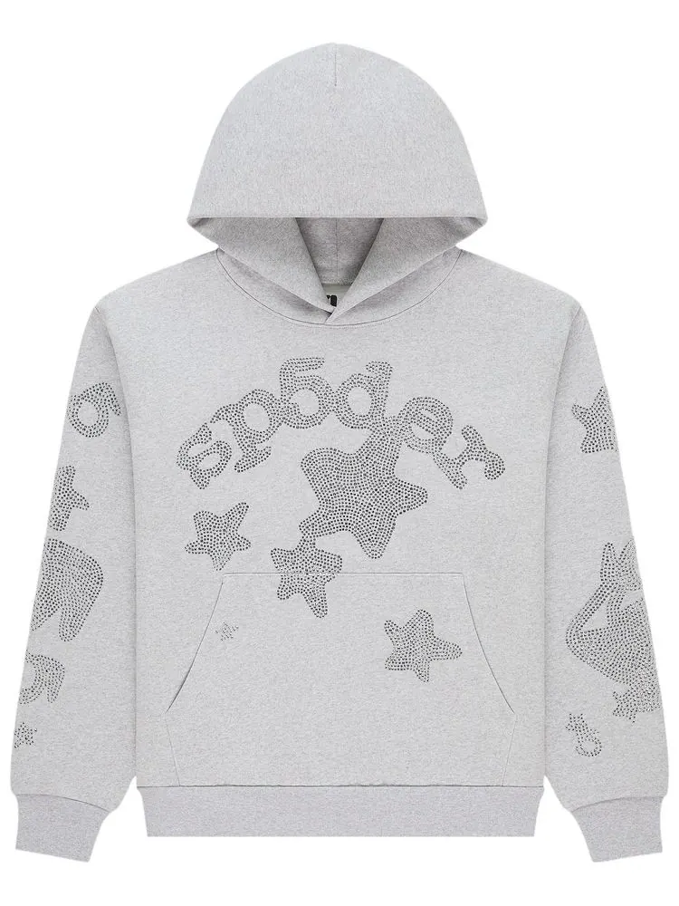 Худи Sp5der Rhinestone Beluga — изображение 1 из 2, серый