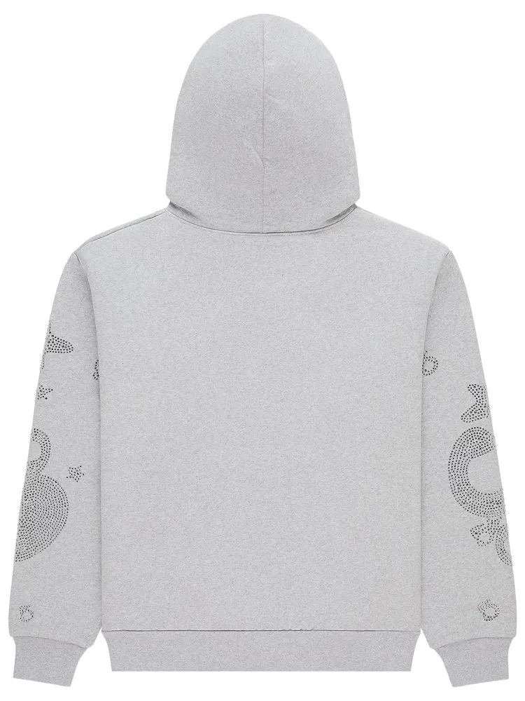 Худи Sp5der Rhinestone Beluga — изображение 2 из 2, серый
