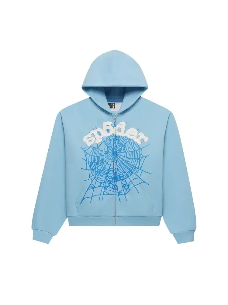 Худи Sp5der OG Web Zip Up — изображение 1 из 2, синий