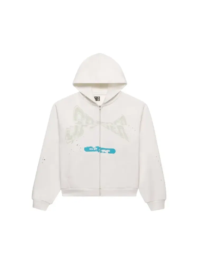 Худи Sp5der T&F Zip Up — изображение 1 из 2, белый