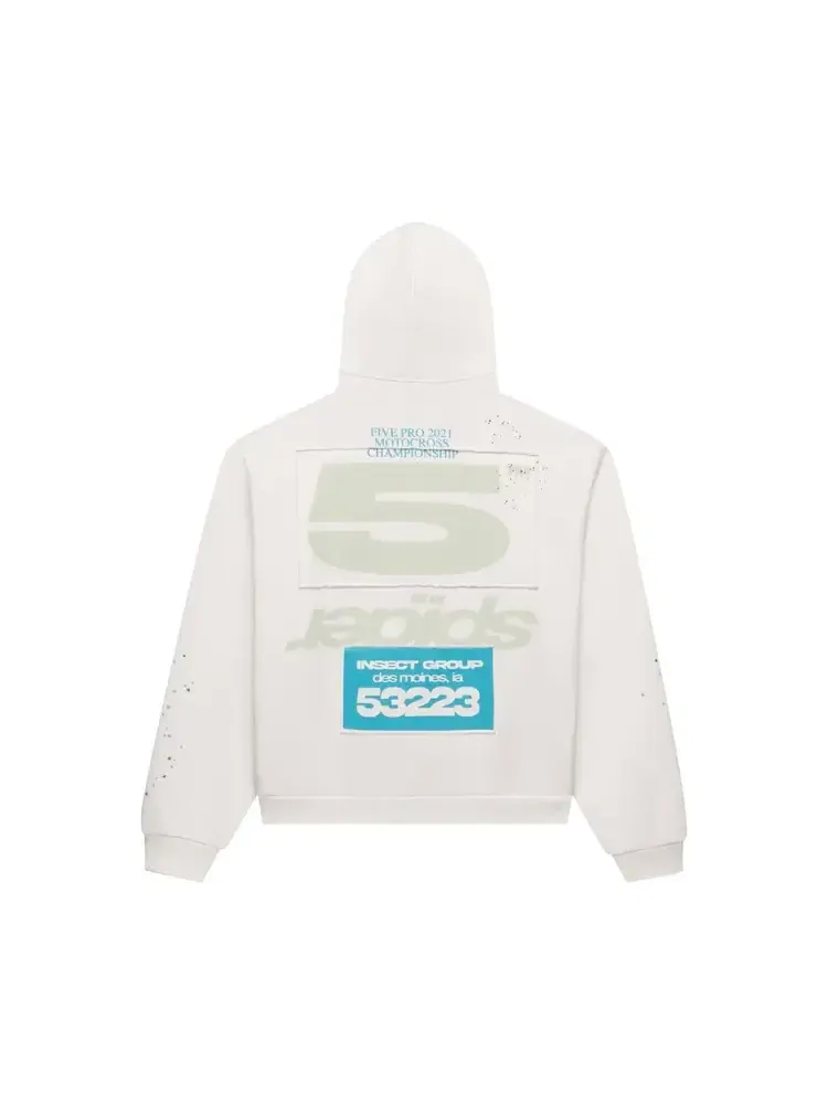 Худи Sp5der T&F Zip Up — изображение 2 из 2, белый