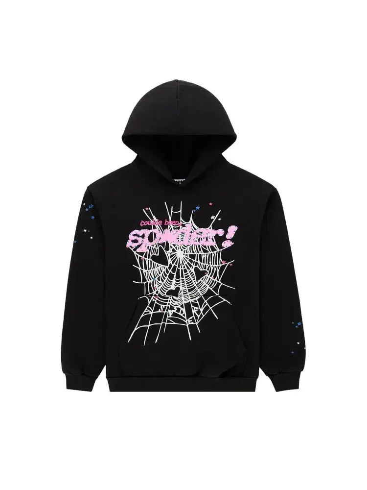 Худи Sp5der CB Punk V2 — изображение 1 из 2, черный