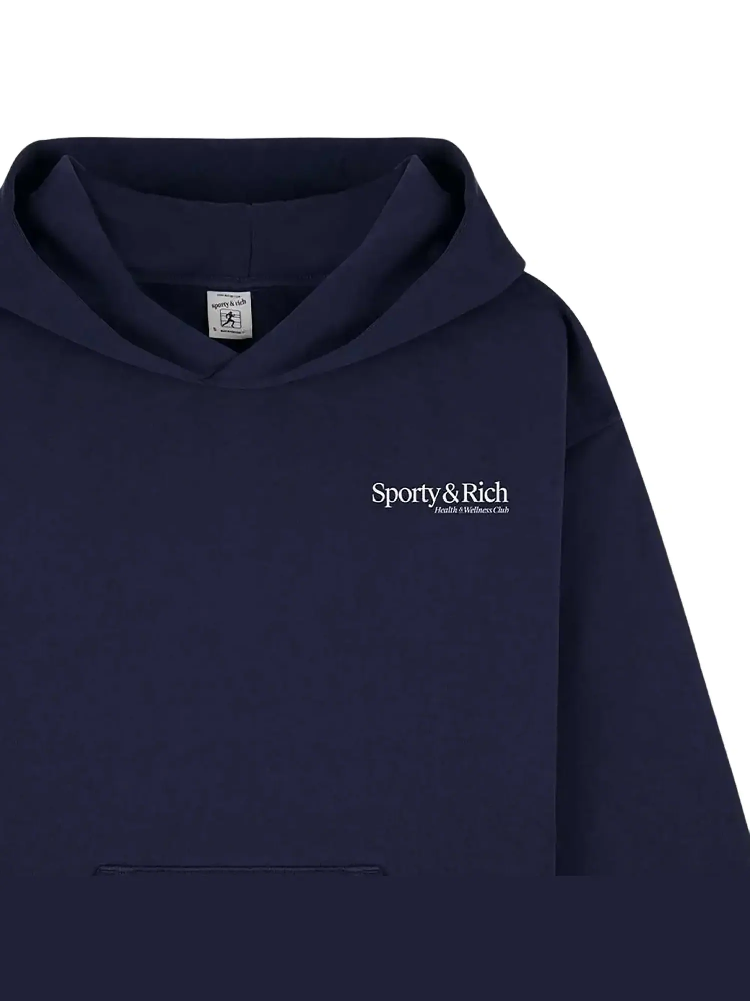 Худи Sporty & Rich Modern Hoodie — изображение 3 из 3, темный темно-синий/белый