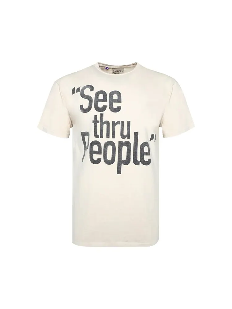 Футболка Gallery Dept. See Thru People 'Antique White' — изображение 1 из 1, белый
