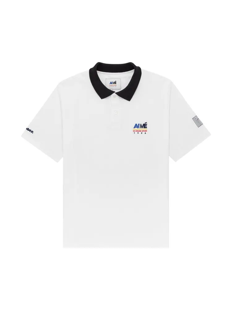 Поло Aimé Leon Dore 38-GS Offshore Piqué 'White' — изображение 1 из 1, белый