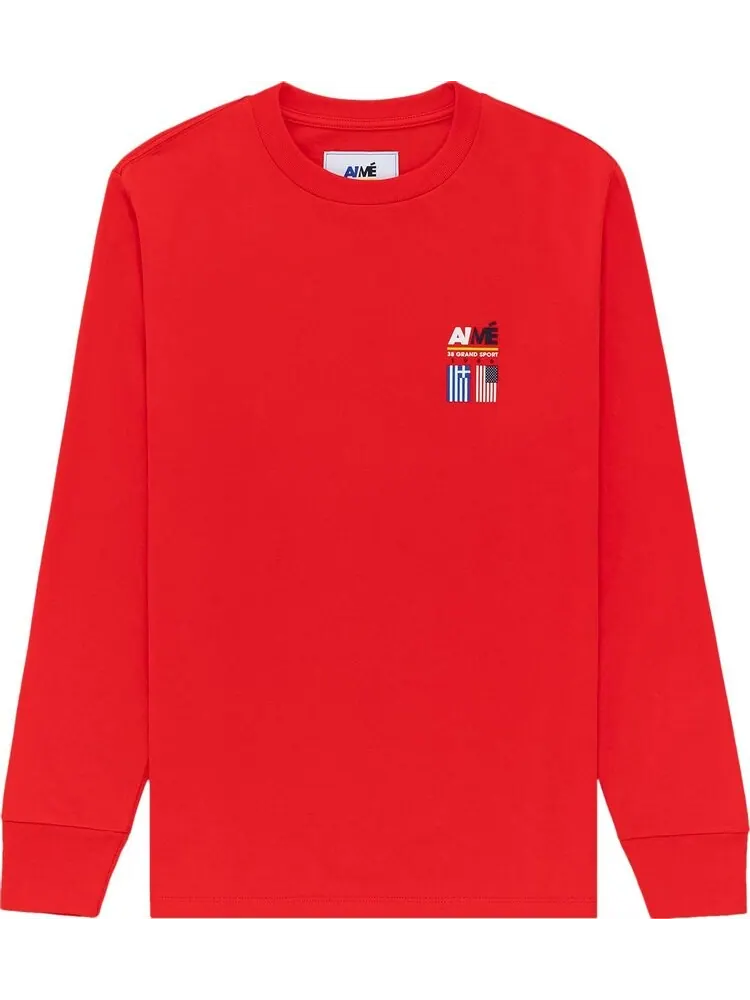 Лонгслив Aimé Leon Dore 38-GS Offshore 'Red' — изображение 1 из 2, красный