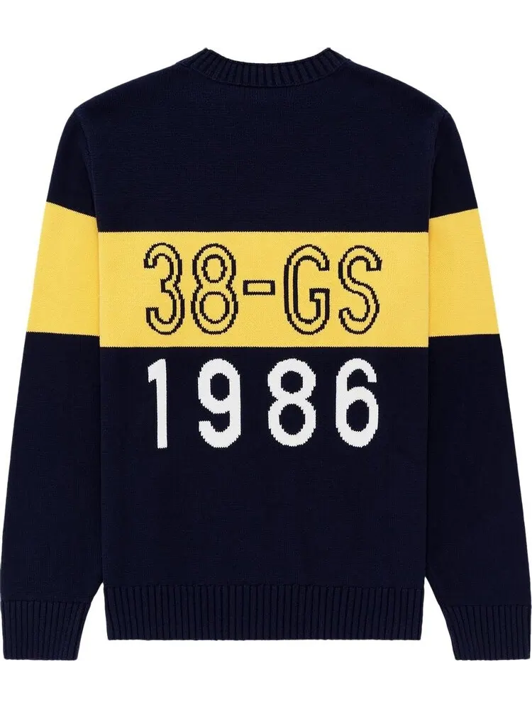 Свитер Aimé Leon Dore 38-GS Offshore Knit Crewneck 'Maritime Blue' — изображение 2 из 2, мульти