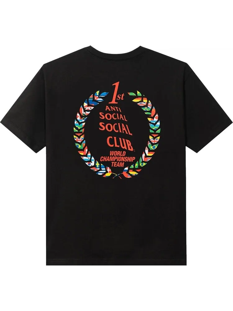 Футболка Anti Social Social Club Suzuka Tee 'Black' — изображение 2 из 2, черный