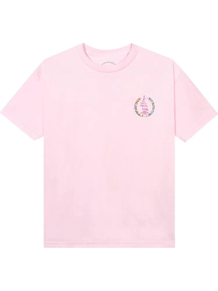 Футболка Anti Social Social Club Suzuka Tee 'Pink' — изображение 1 из 2, розовый