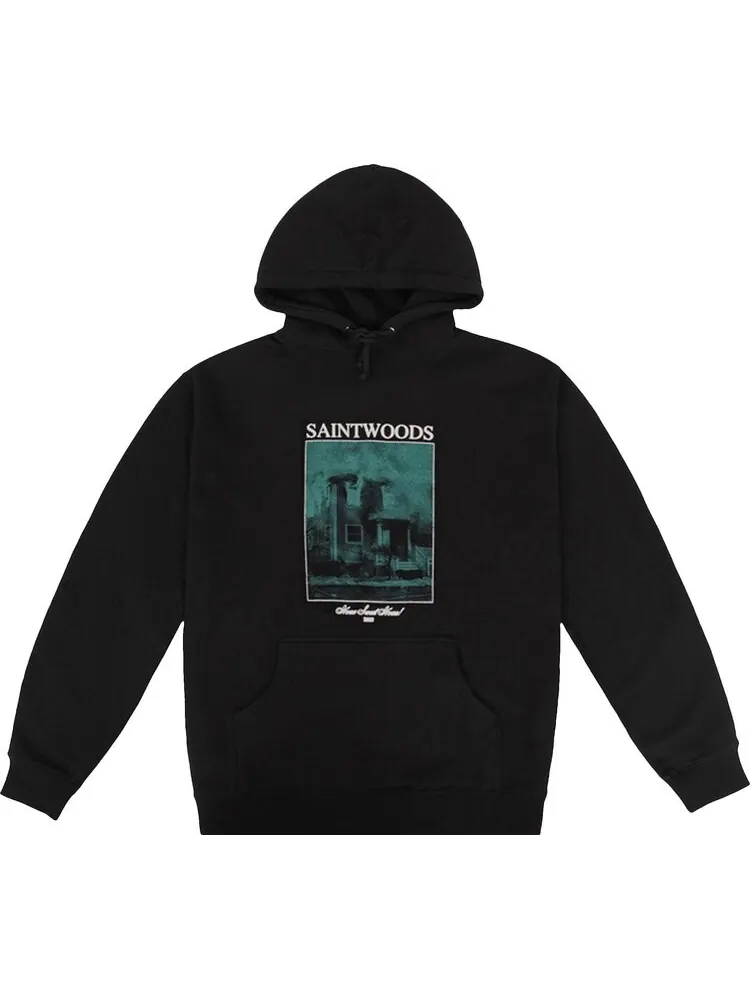 Худи Saintwoods Home Sweet Home Hoodie 'Black' — изображение 1 из 1, черный