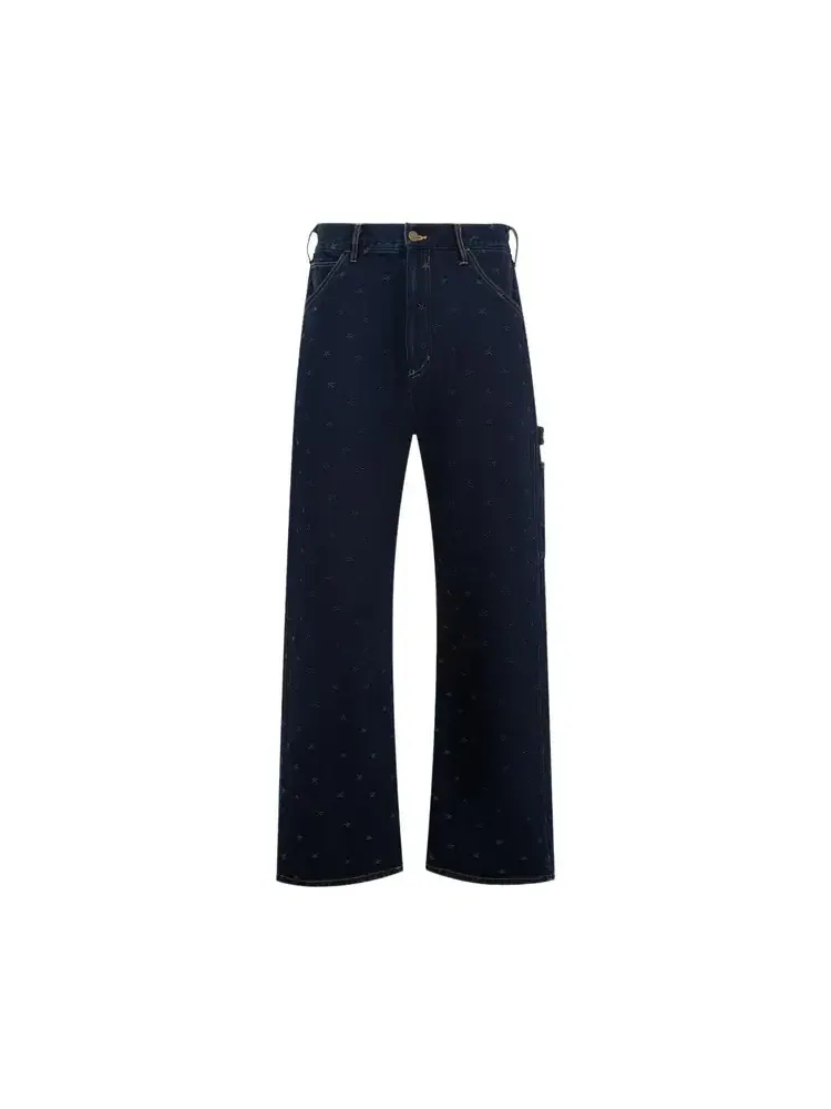 Джинсовые брюки Needles Denim Jacquard Painter Pant