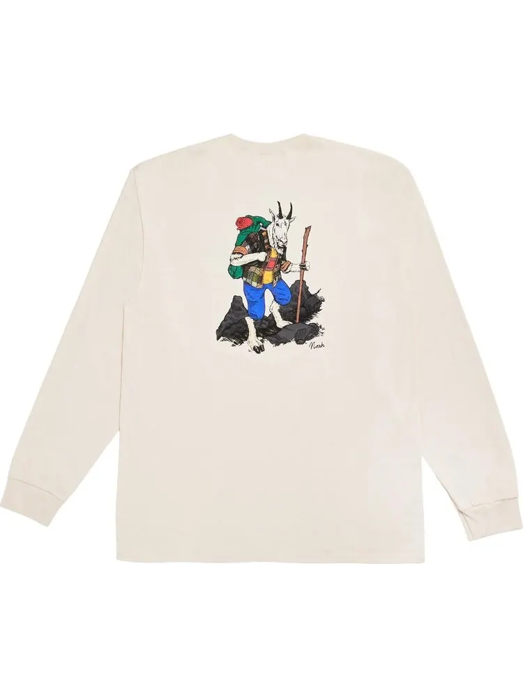 Лонгслив Noah Long-Sleeve Mountain Goat Tee 'Natural' — изображение 2 из 3, загар