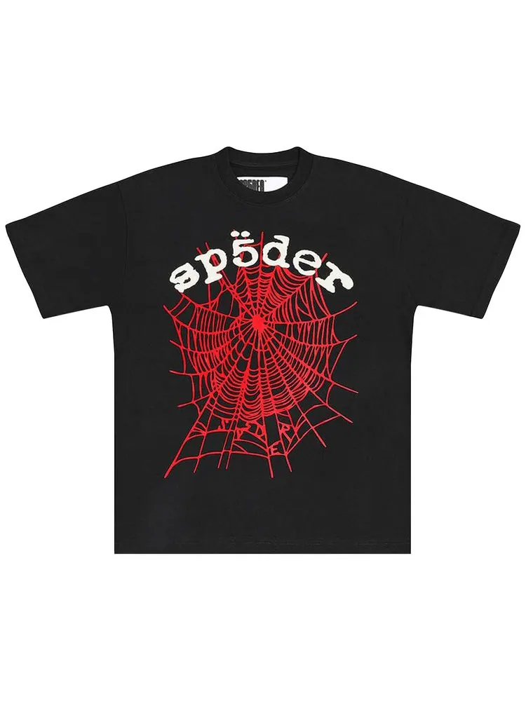 Футболка Sp5der Legacy Logo HW Tee 'Black' — изображение 1 из 2, черный