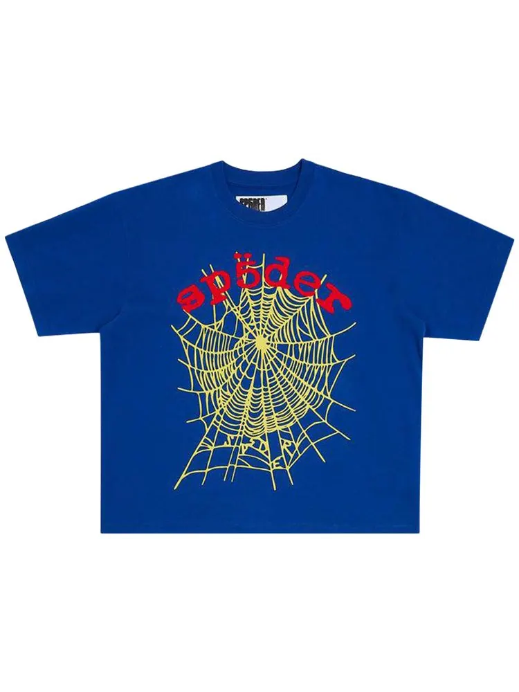 Футболка Sp5der OG Logo V2 HW Tee 'Navy' — изображение 1 из 2, темно-синий