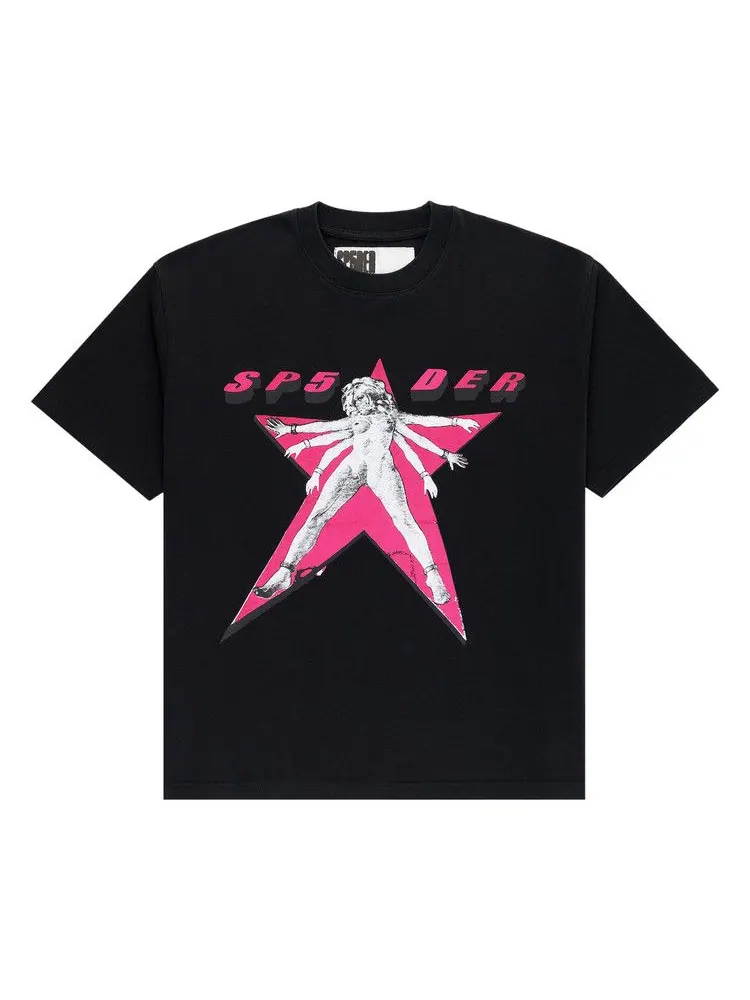 Футболка Sp5der Star Girl Tee — изображение 1 из 3, черный