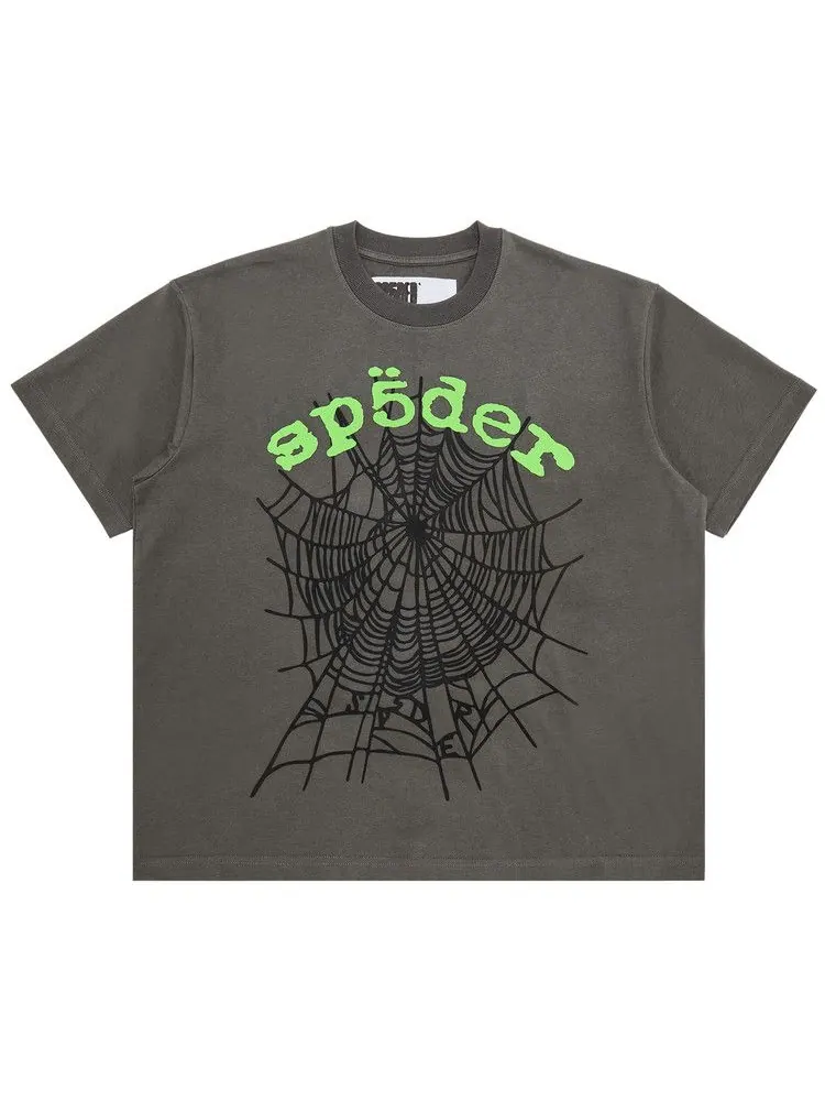 Футболка Sp5der OG Web V2 Tee — изображение 1 из 3, серый
