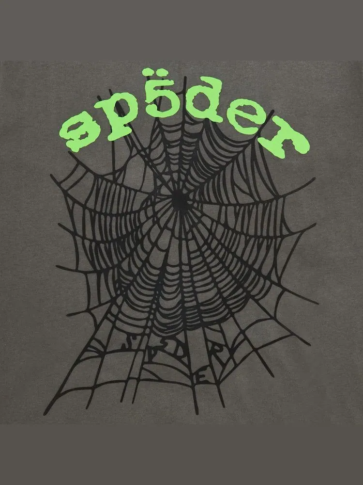 Футболка Sp5der OG Web V2 Tee — изображение 3 из 3, серый