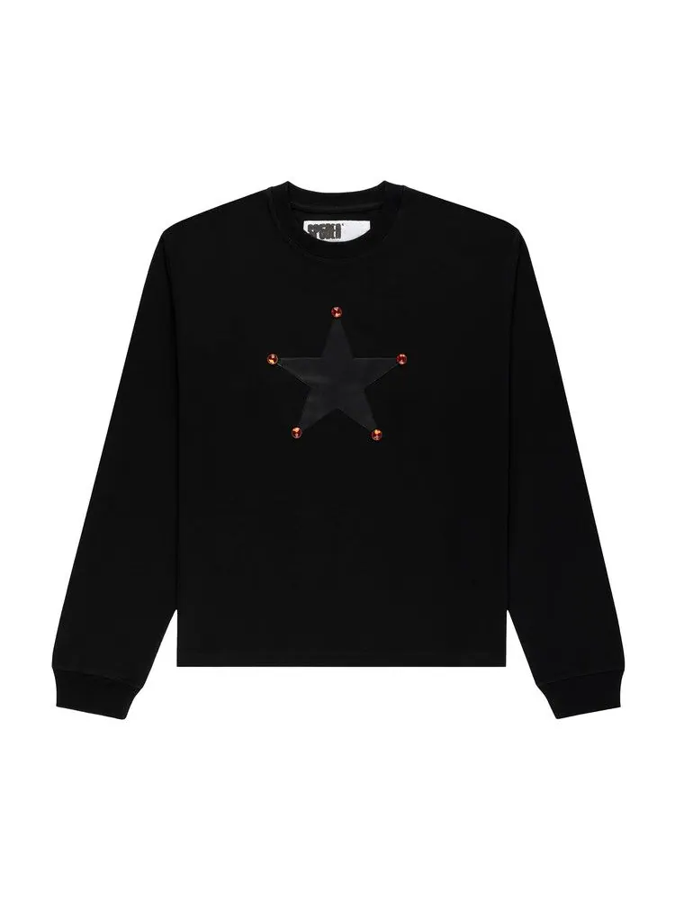Футболка Sp5der Pornstar Longsleeve Tee — изображение 1 из 3, черный