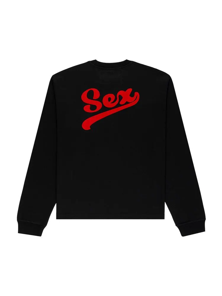 Футболка Sp5der Pornstar Longsleeve Tee — изображение 2 из 3, черный