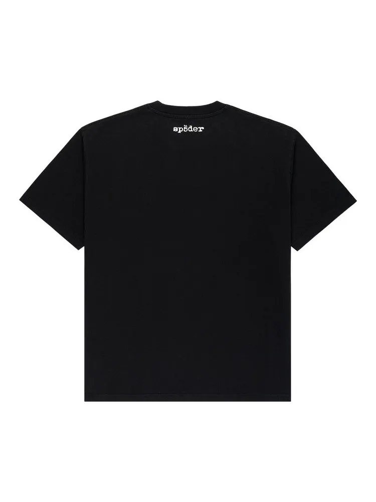 Футболка Sp5der Diffused Collegiate Tee — изображение 2 из 3, черный