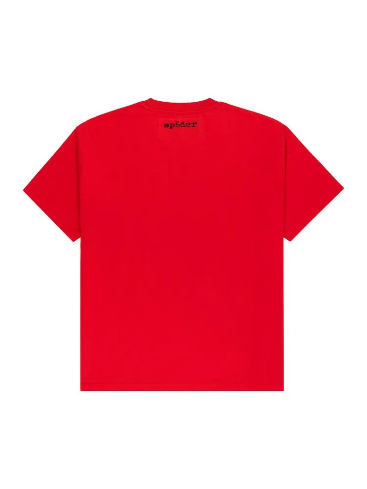 Футболка Sp5der Diffused Collegiate Tee — изображение 2 из 3, красный