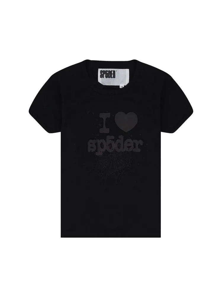 Футболка Sp5der Phantom Souvenir Baby Tee — изображение 1 из 1, черный