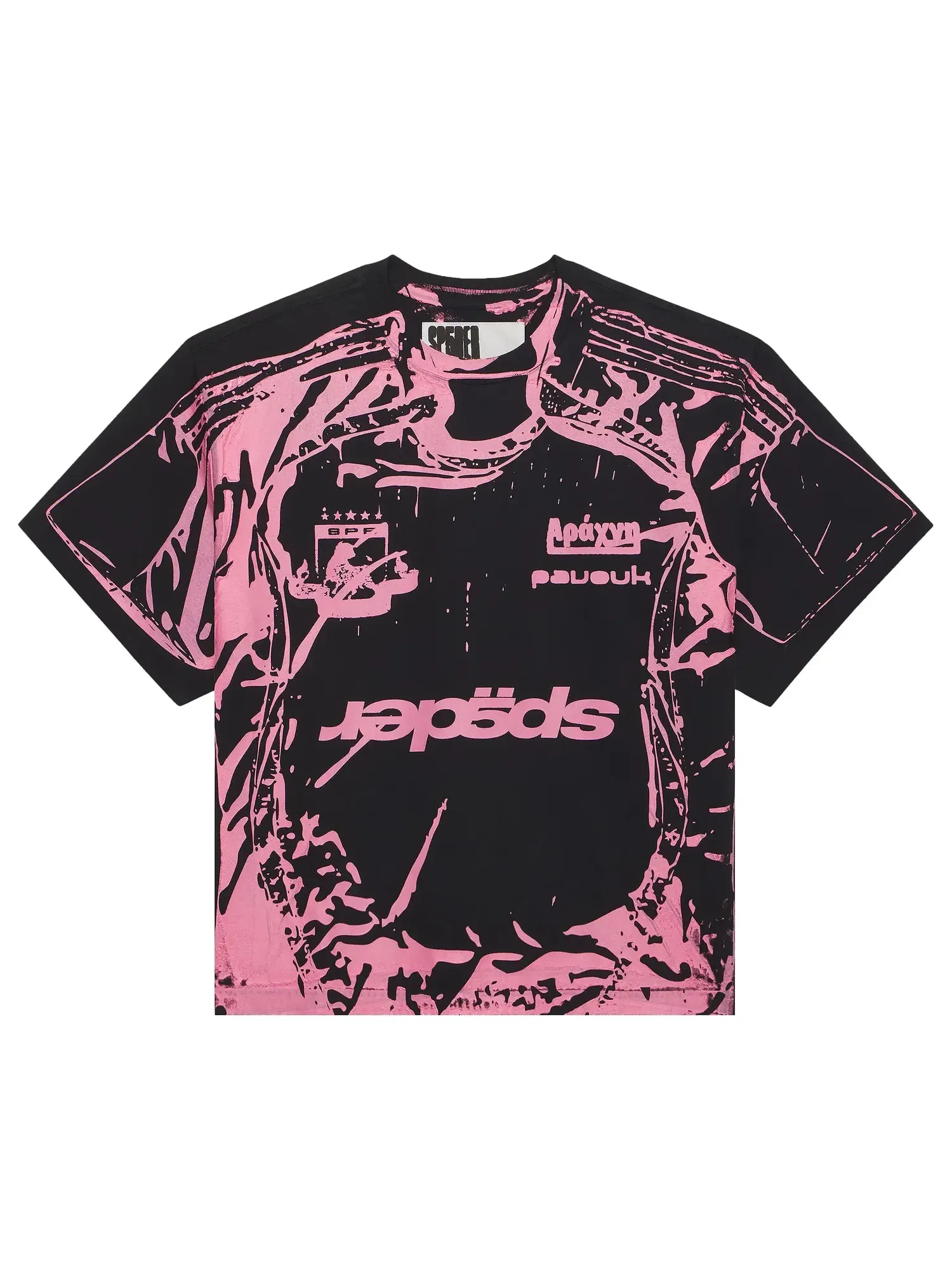 Футболка Sp5der Jersey Overprint Tee — изображение 1 из 2, черный